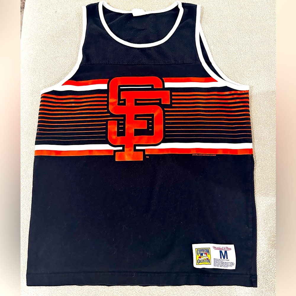 SF Giants Black and Orange Tank Top